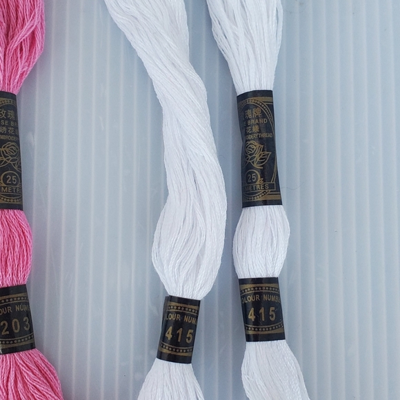 12 PC Lot Rose brand best Embroidery Thread Floss Multi Color - Picture 5 of 6